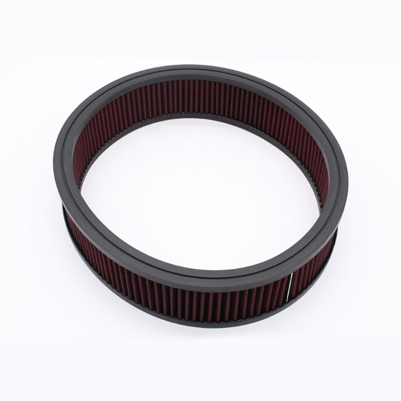 Upgraded High Flow Replacement Air Cleaner Washable & Reusable Round Air Filter Element Car Accessories Quick Fixing