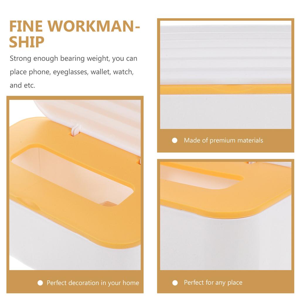 Dust-Proof Tissue Box Holder Modern Minimalist Design For Bathroom Kitchen Storage Waterproof Paper Towel Case Tissue