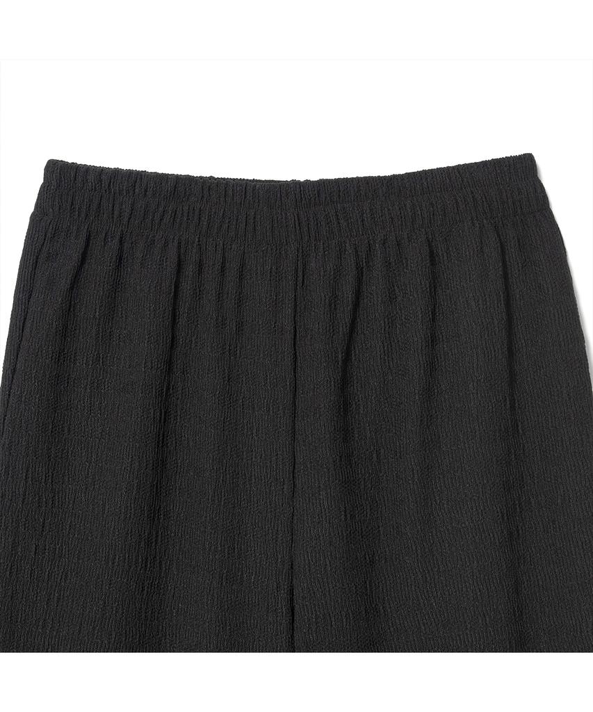 ROIROI Textured Flare Banding Pants - Black