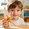 Starfish Hanging Ornament 3D Printed Articulated Figure Flexible Cartoon Fidget Joint Figure Toy Sea Animal for Desktop Decor Schoolbag Accessory