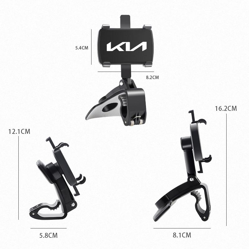 Car Mobile Phone Holder Dashboard Cellphone Stand Clip For KIA K5 K9 Sorento Ceed Sportage Carnival Stinger Forte Niro Cadenza Rtzup33