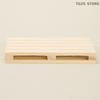 1Pcs Wood Coaster Mini Wooden Pallet Beverage Coasters Insulation Pad Cup Coaster Pot Mat