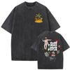 Vintage Washed Bad Bunny Debi Tirar Mas Fotos 2026 Graphic Tshirts Men Women Harajuku Hip Hop Loose ONeck Short Sleeve Tshirt