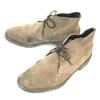 B&Y UNITED ARROWS Suede Leather Chukka Boots Men 8 26.0 Beige Goodyear Welt Desert
