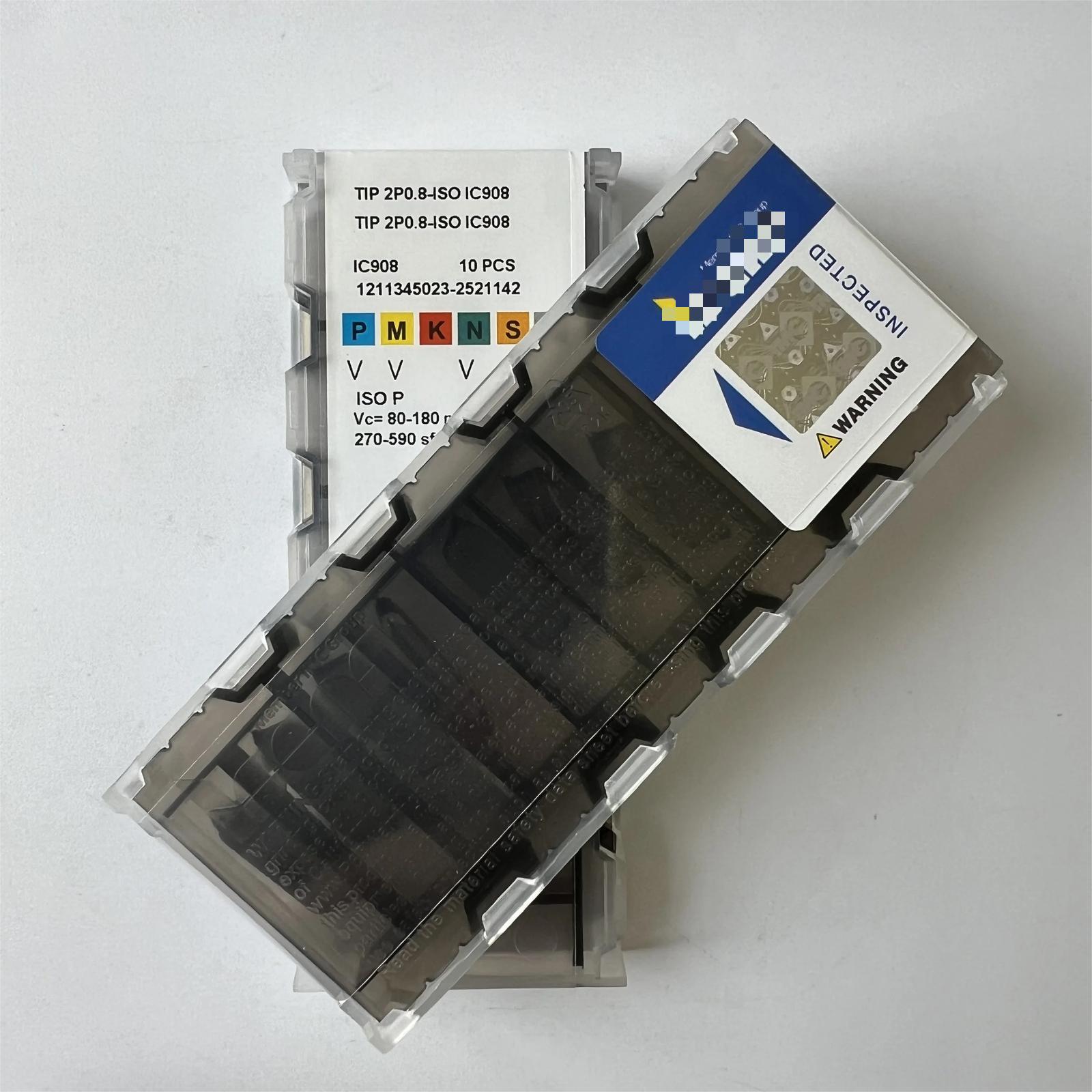 

TIP 2P0.8-ISO IC908 / Industrial indexable Carbide Inserts 10 Pcs