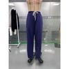 Women's solid color high-waisted sports and casual sweatshirt pants