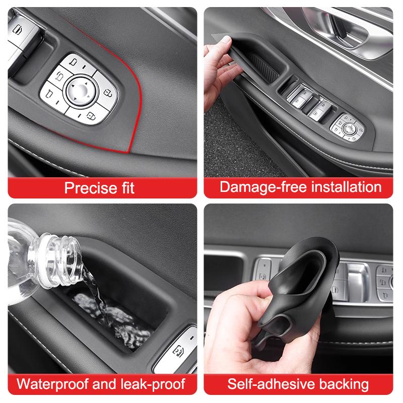 For Chery Tiggo 8 Pro 8 Pro Max 22-25 Car Center Console Cup Holder Pad Silicone Anti Slip Organizer Protective Accessories