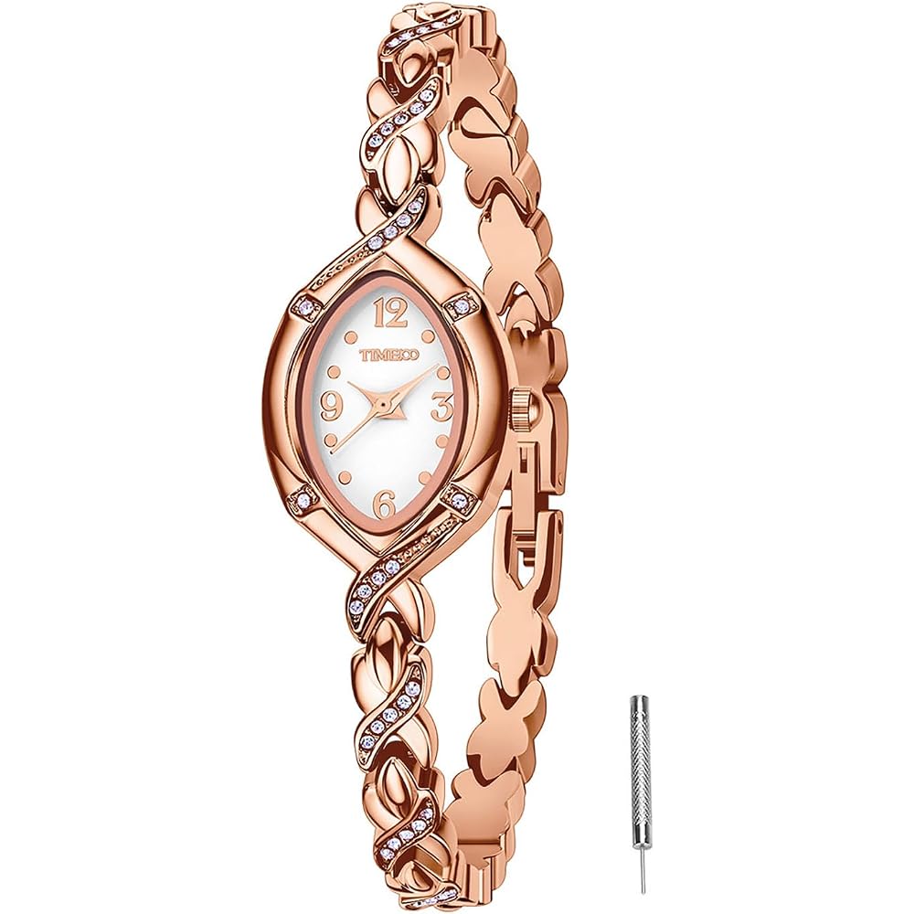 TIME100 Bracelet-Style Women s Watch, Made in Japan with Citizen Movement, Two-Tone, 30M Water Re...
