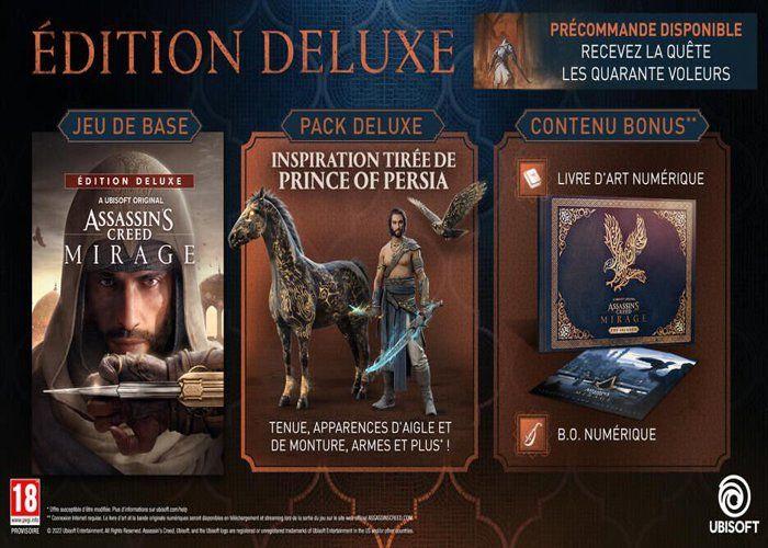 Assassin's creed mirage edition deluxe-jeu-ps5