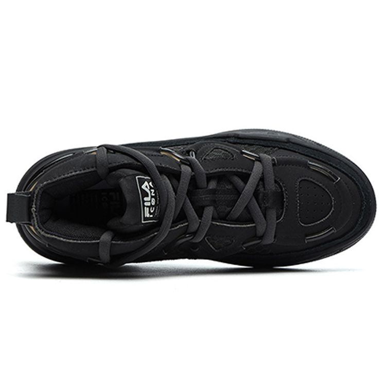 Fila Heritage Series Mesh Leder Mid-Top Retro Basketballschuhe Damen Sneaker Lost-Black F12W141201FBU