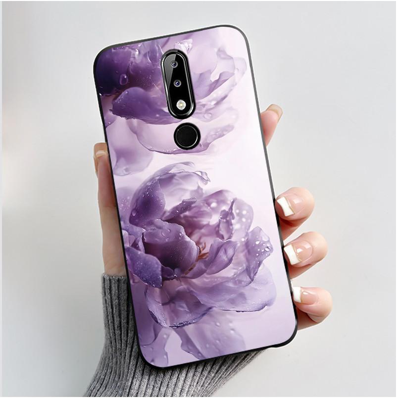 Casing For Nokia 5.1 Plus 6.1 Plus X5 X6 Luxury Dragon Cute Cool Boys Girls Soft silicon Phone Case Back Cover Black Matte Shell