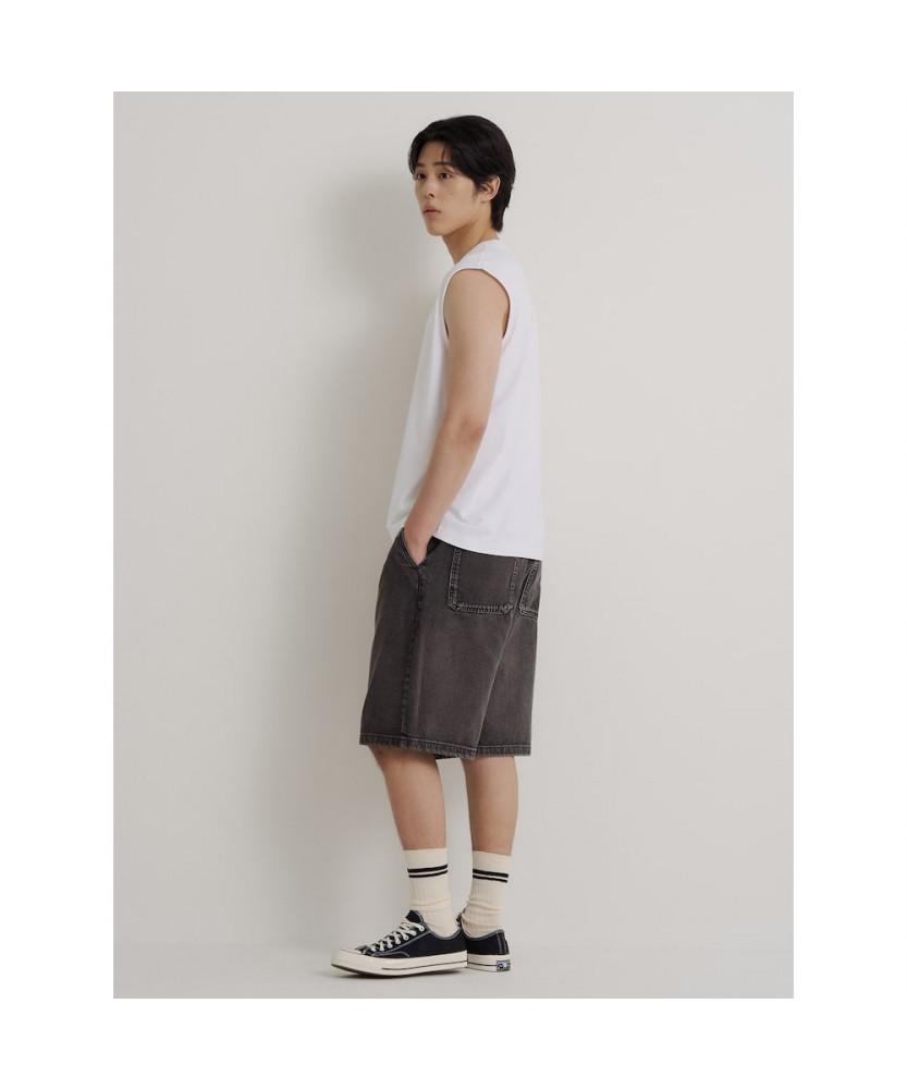 Binpolmen [Essential] Sleeveless T-Shirt White