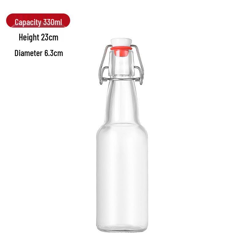 Home Brew Buckle Bottle for Fruit Wine, Juice, Grain Liquor, and Enzymes