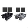 Tool Storage with Adjustable Dividers And Comfortable Grip