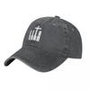 Keyboard Cross Christian Musician Demin Trucker Hat Durable for All Seasons Summer Hat Baseball Cap For Unisex