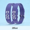 Braccialetto Intelligente LED Digitale Impermeabile Smart Clock Smartband Con contapassi per la corsa Monitor Smart Band Allarme Vibrante Promemoria