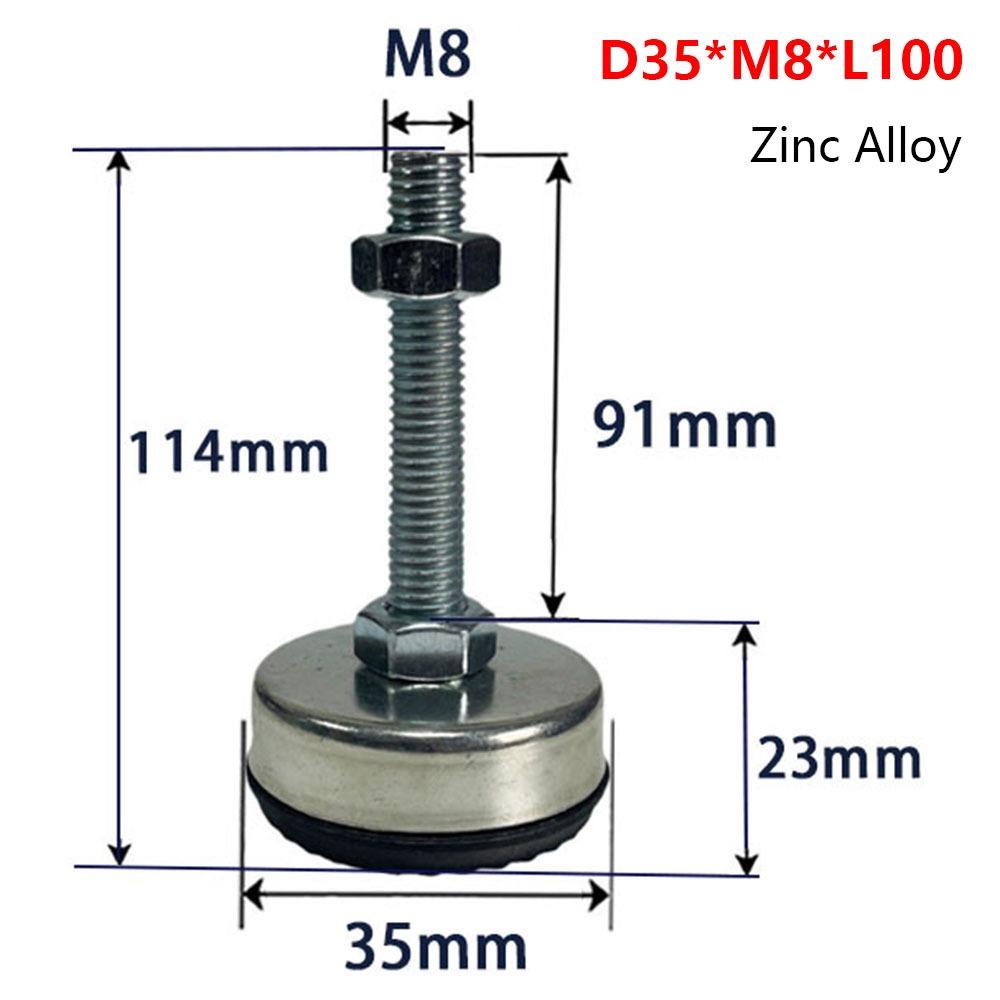 1Pcs 304 Stainless Steel Furniture Leveling Foot Table Leg Leveler  for Office Household Leveling