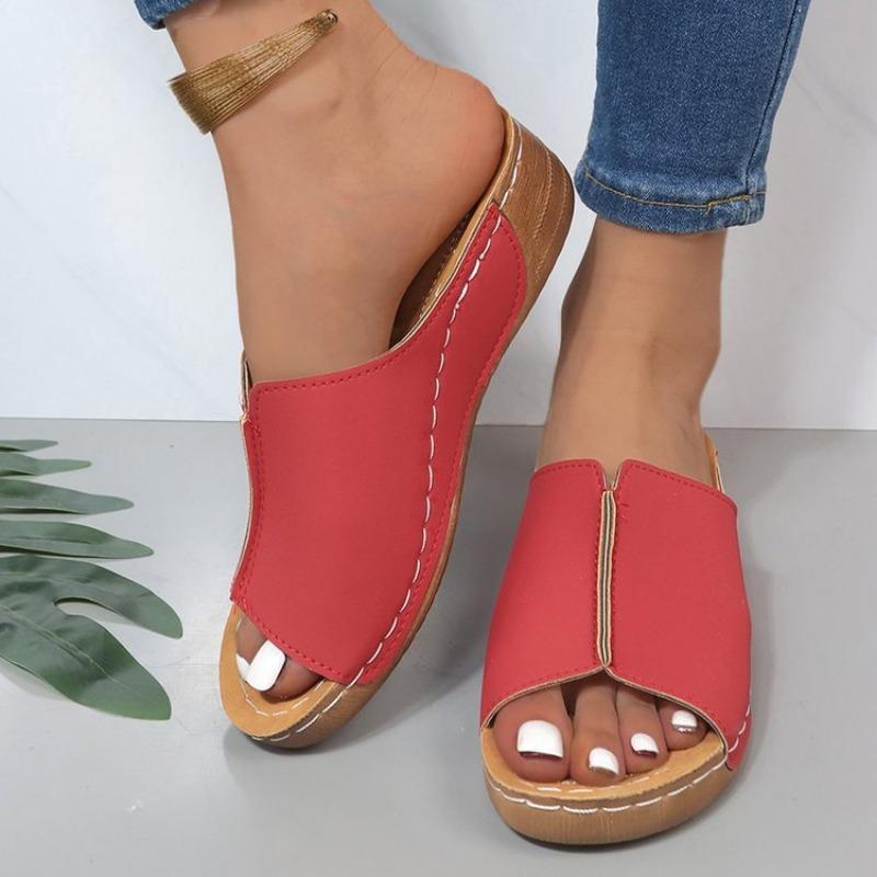 Neuer Stil Schuhe Damen Hausschuhe Keilabsatz Sandalen