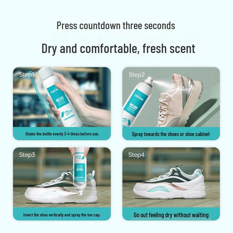 Liteclear Shoe Deodorizer & Sanitizer Spray