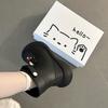 2025 summer cute cartoon Mengmeng big-eyed rain shoes girls fashion wear soft thick-soled casual non-slip rain boots