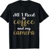 Wenn das Leben verschwommen wird, passe deinen Fokus an, Fotografie Kamera T-Shirt
