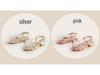 2025 Winter Rhinestone Crystal Flower Girls' Sandals: Stylish Flats & High Heels