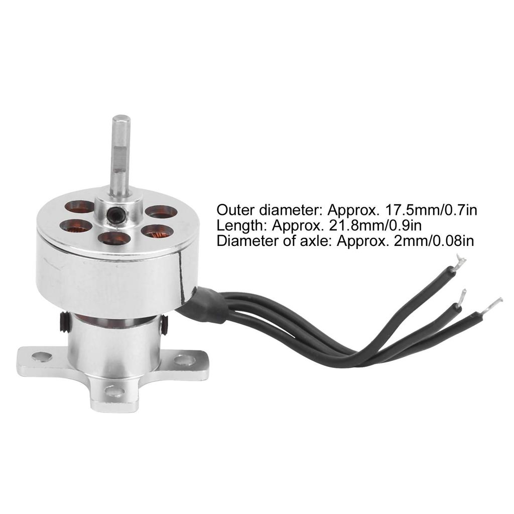 Brushless Motor, 1811 Metal Brushless Motor Accessory for RC Fixed-Wing Aircraft Quadcopter Models, 3000kv