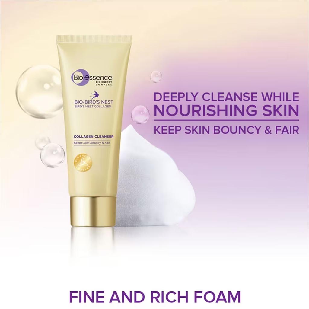Bio essence, Bio Energy Complex, Bio-Bird's Nest, Imperial Bird Nest, Collagène Nettoyant, Gardez la peau rebondissante et claire, 100 g.