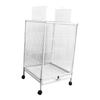 Bird Cage Rustproof Durable Metal Parrot Cage Multifunctional Large Bird Cage with Rolling Stand