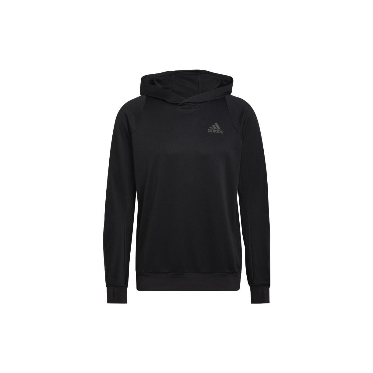 adidas Run Icon Hoodies Black Men s HE2472 XS
