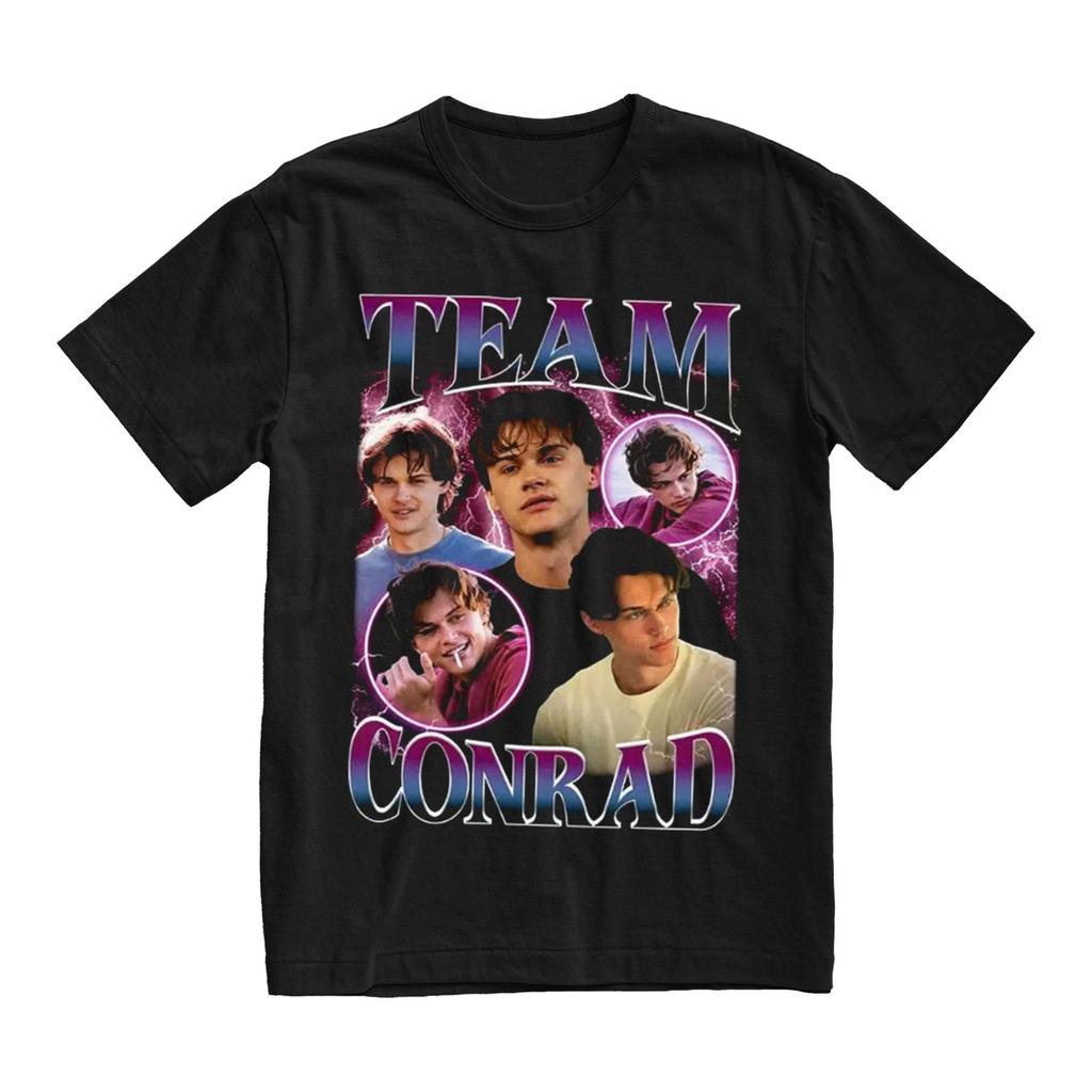 Y2k Kleidung Conrad Fisher Vintage Baumwoll-T-Shirt Mode Hip Hop Kurzarm-T-Shirts Mode Übergroße T-Shirts Unisex
