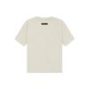 Fear Of God Essentials Ss22 Tee Wheat Logo Flocked Round Neck Pullover Short Sleeve Drop Shoulder T-Shirt Women Tops FOG-SS22-111