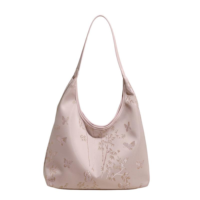 

Женская сумка-тоут, новая летняя мода, вышитая холщовая сумка через плечо, повседневная сумка для поездок на работу, сумка подмышку