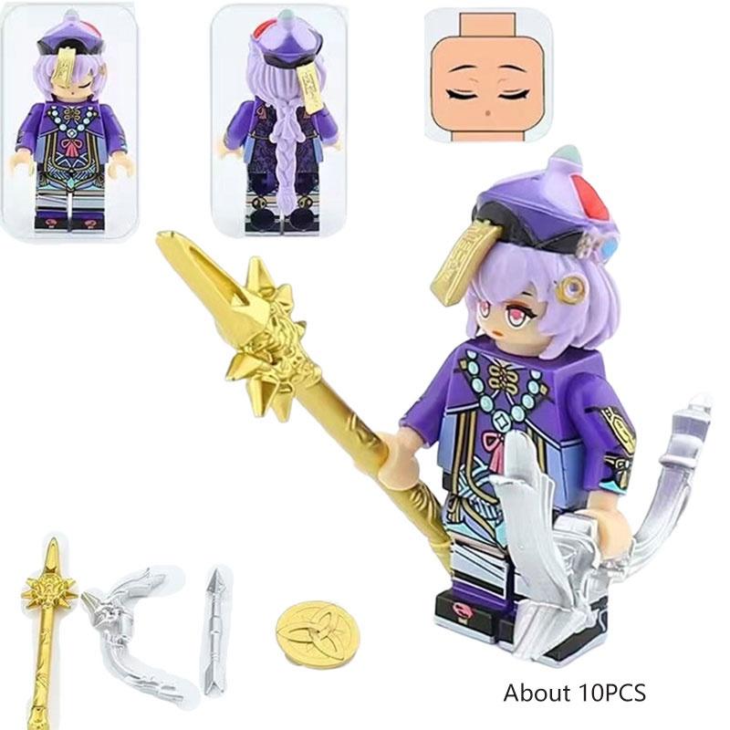 Original Genshin Impact Figur MOC Bausteinspielzeug für Kinder