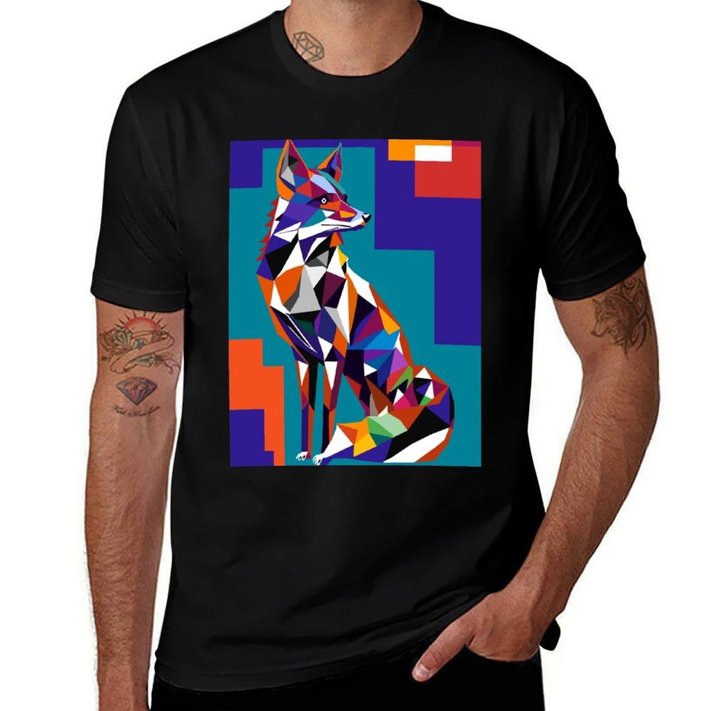 Fox Animals Wpap Pop Art Tshirt Holiday Party Tee Shirt