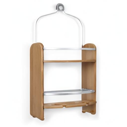 Umbra Shower Rack, Shower Caddy, Bath Rack, Natural, W334 x D112 x H642mm, BARREL, 21005787390