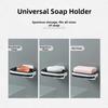 Self Adhesive Soap Storage Rack Waterproof Soap Drain Box Soap Organizer  Hotel