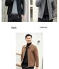 Men's Double-Sided Cashmere Tweed Coat: 100% Wool, Short Lapel, Autumn/Winter Business Jacket