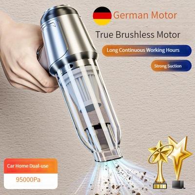 New German Original Brushless Motor 95000Pa Powerful Cordless Portable Vacuum Cleaner Car Home Cordless Handheld Vacuum Cleaner Auto Parts