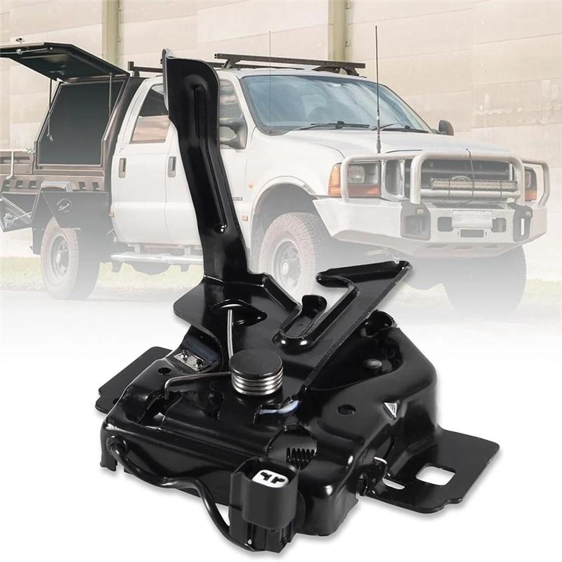 A16P-Hood Latch With Anti Theft Sensor For Ford F-250 F-350 Super Duty 2017- HC3Z-16700-F, HC3Z16700E, HC3Z16700B