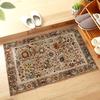 1 Piece of Modern Bohemian Printed Floor Mat with 100% Polyester Anti Slip Interior Rug Vintage Home Decoration Felt Carpet
