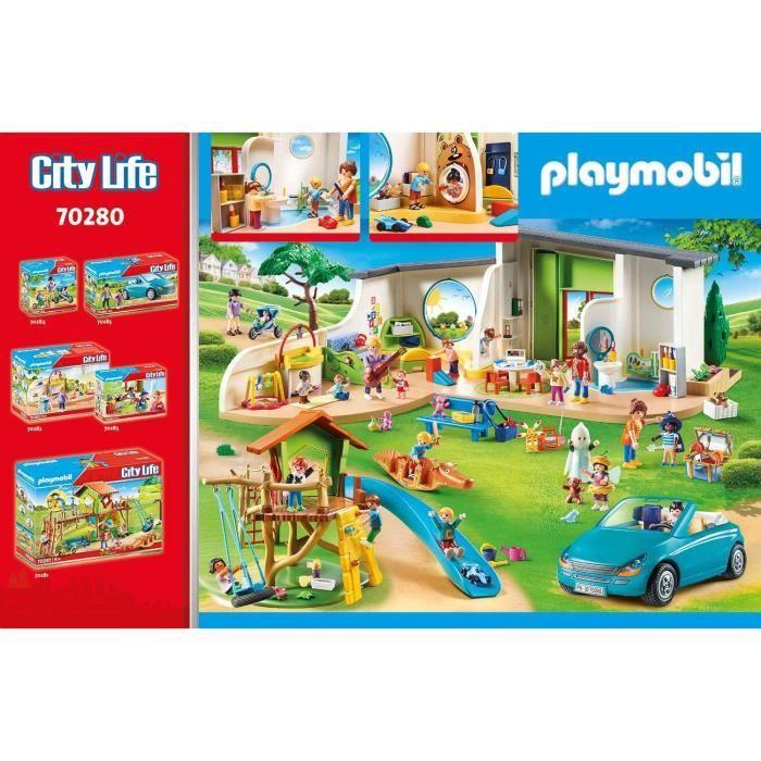PLAYMOBIL - City Life - Centre de loisirs - 70280 - Table, chaises, espace jeux, cuisine, sanitaires