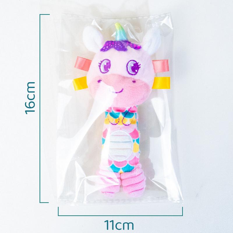 1Pc Toddler Plush Sleep Soother Toy Stuffed Doll For Toddler Sleep Soothers Toy Developmental Hand Grip Toy For Kids