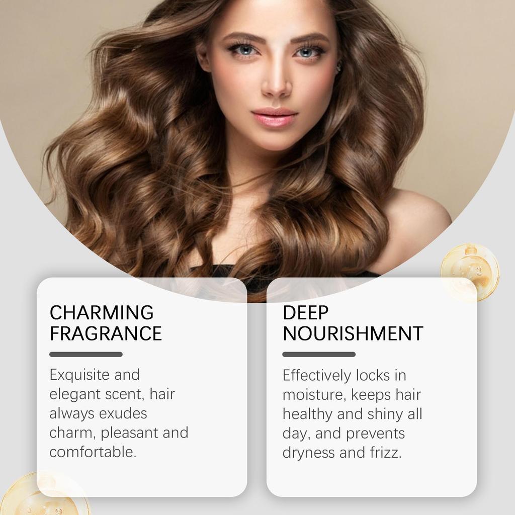 Fragrance Hair Essential Oil Capsule Nourishing Moisturizing Repair Curly Dry Hair Lasting Floral Scent Women Hair Care Product
