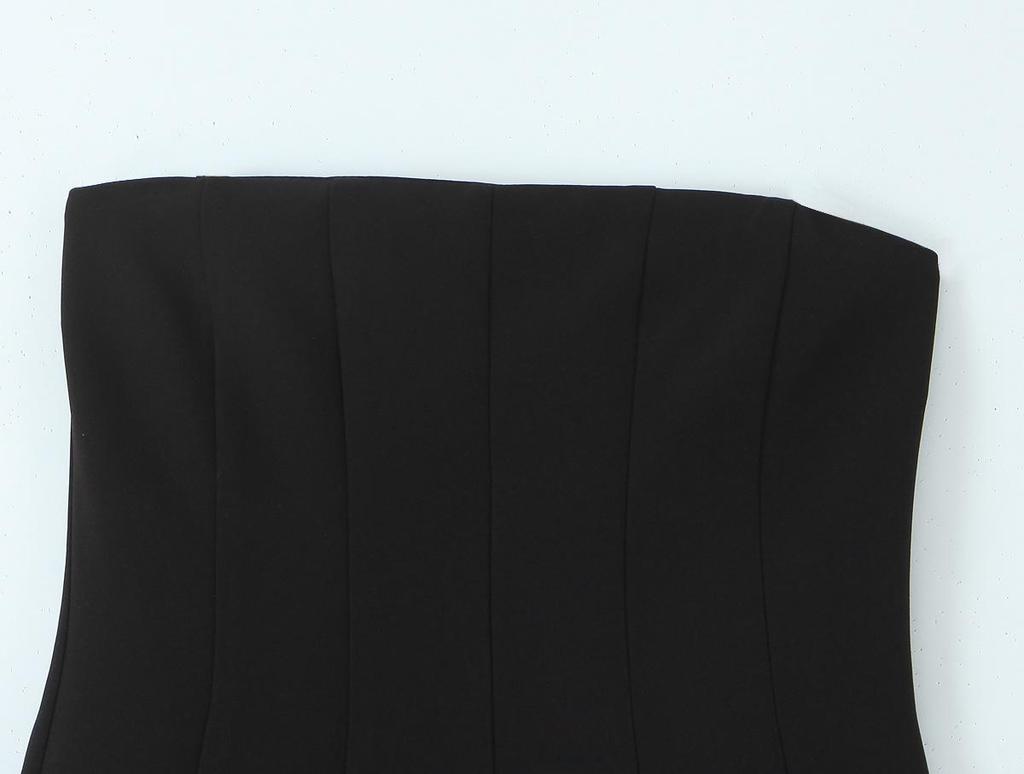 Spring 2025 Women's European & American Style Slim Wave Dress
