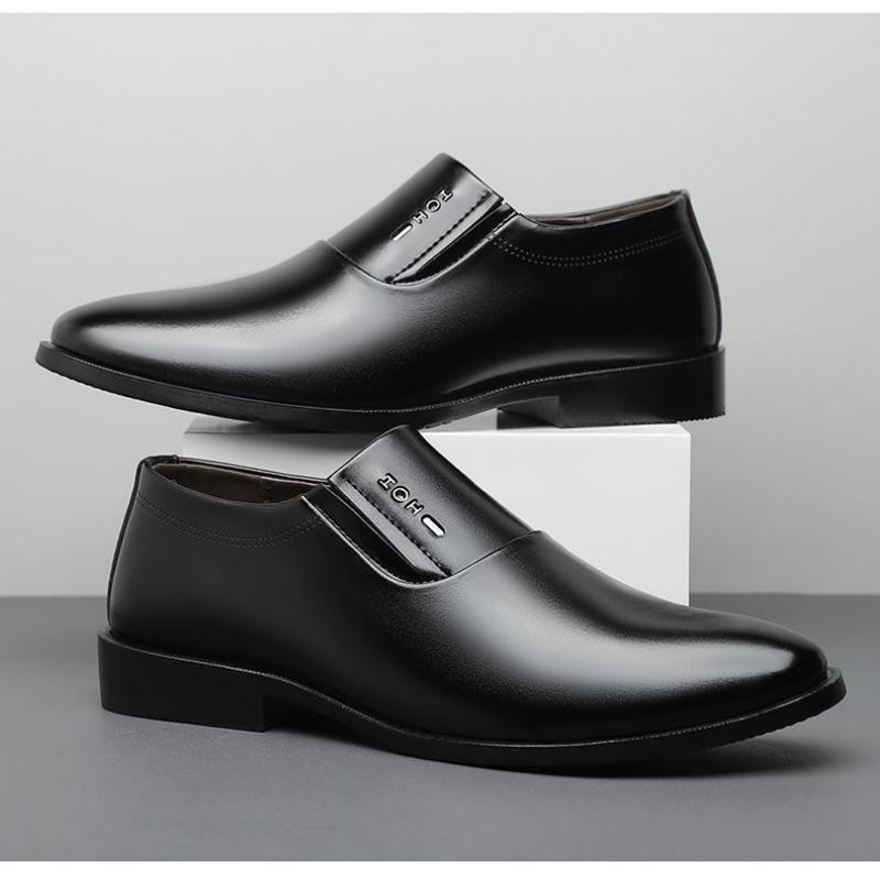 Men's Breathable, Non-slip Business Formal Leather Shoes, Versatile Casual Leather Shoes