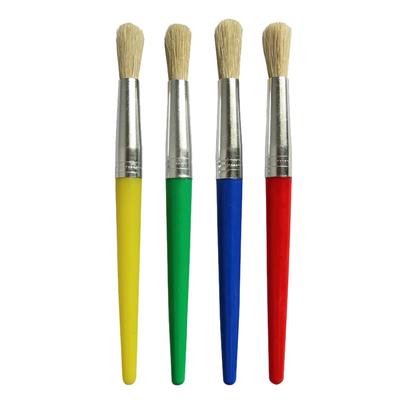 (H096)4Pcs Kids Graffiti DIY Color Art Painting Brush School Supplies