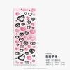 Stars Decal Stickers Scrapbooking Stationery Hearts Stickers PET Bubble Deco Sticker DIY Journal Planner