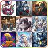Diamond Painting Accessories Animals Full Round Drill Arts Crafts Original Gifts Diamond Mosaic Cross Stitch Kit