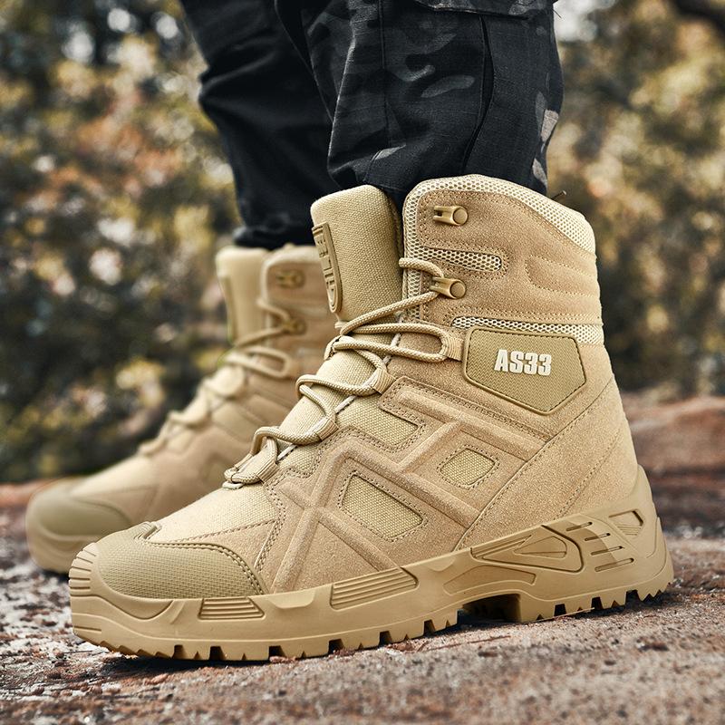

2025 Men s Boots Combat Boots High Top Field Boots Men s Mountaineering Hiking Boots Outdoor Boots Men s 47 пісочний